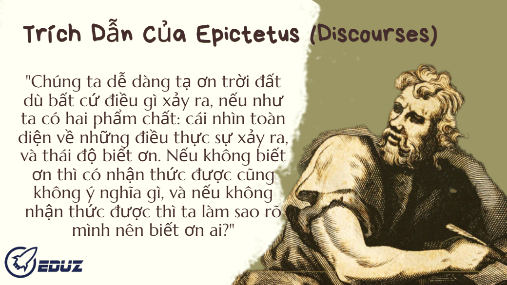 2. Trích dẫn của Epictetus (Discourses)